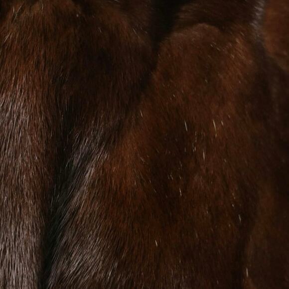 Vintage Chocolate Brown Mink Fur Stole - Picture 4 of 7